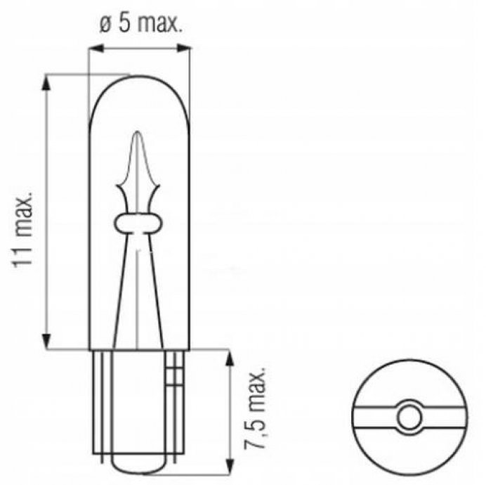 BOSMA-ZAROWKA-12V-2W-CS-T05-BOSMA-3196-EAN-5904353023196