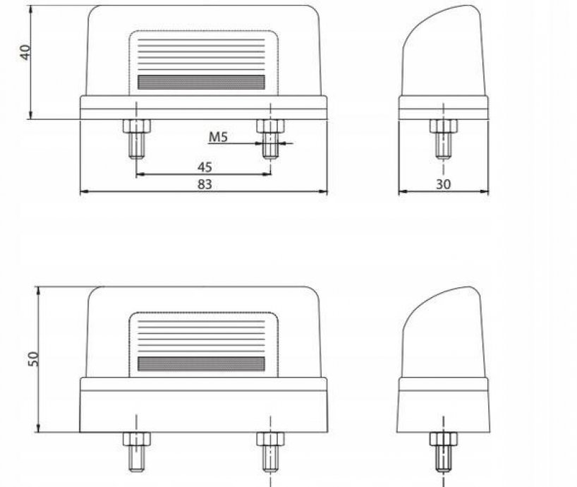 LAMPA-PODSWIETLENIA-TABLICY-REJESTRACYJNEJ-FRISTOM-Numer-katalogowy-czesci-FT-022